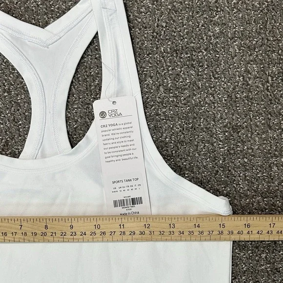 *Lot Of 2* CRZ Yoga Butterluxe Workout Tank Tops Racerback ~ Size MED (NWT $52) - Picture 10 of 12